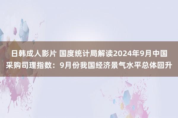 日韩成人影片 国度统计局解读2024年9月中国采购司理指数：9月份我国经济景气水平总体回升